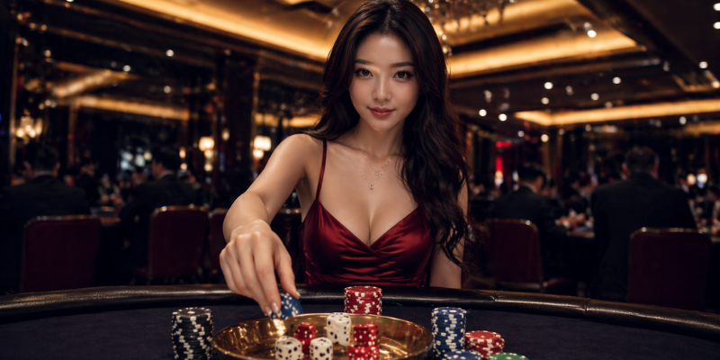 Tài xỉu là trò chơi dựa trên kết quả của ba viên xúc xắc được lắc trong một dụng cụ kín